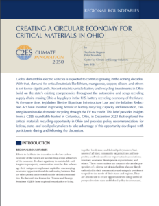 Creating a Circular Economy for Critical Materials in Ohio